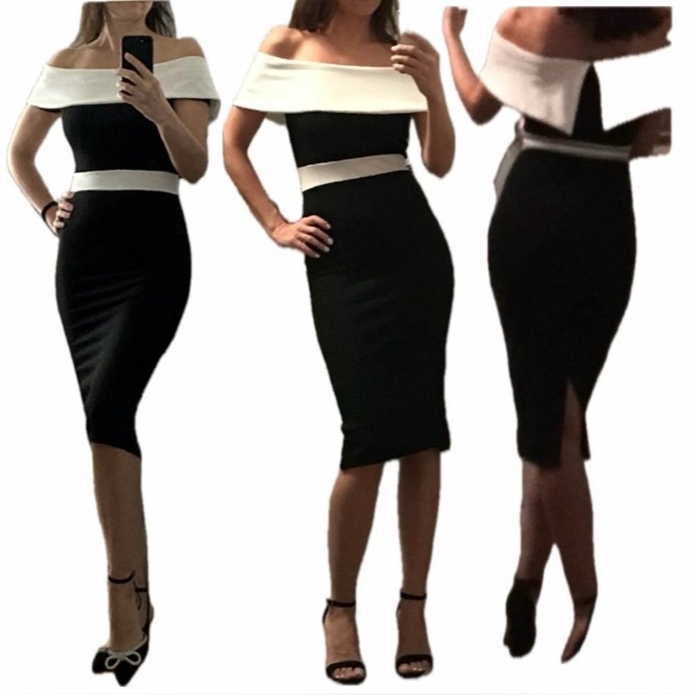 Black & white dress size XS